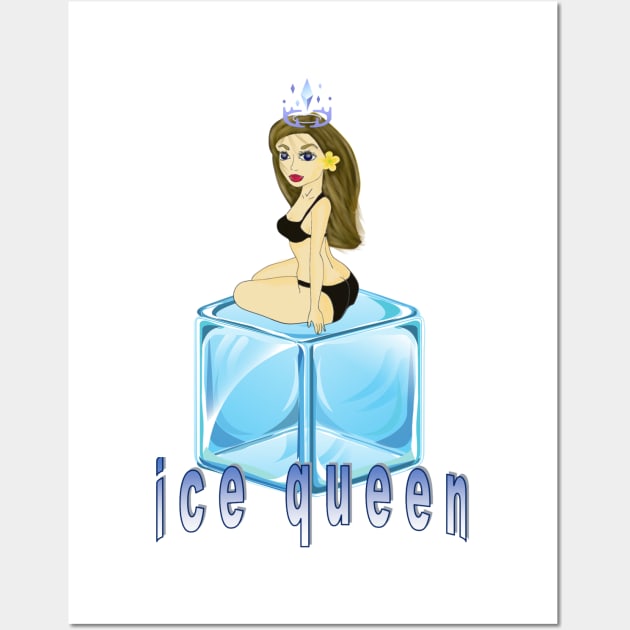 The Crowned Ice Queen Wall Art by Kidrock96